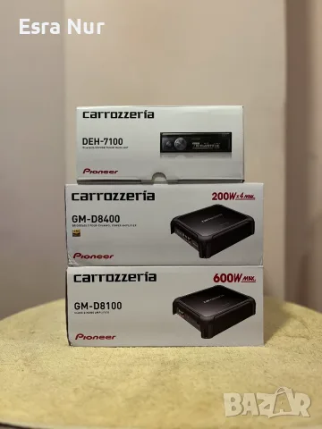 Pioneer Carrozzeria – касетен плеър, усилвател и моноусилвател