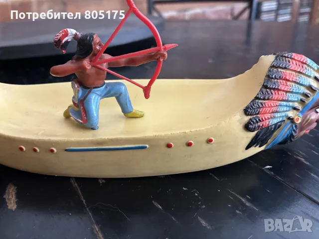 ГДР . Каубои индианци фигурки, снимка 5 - Колекции - 56661363