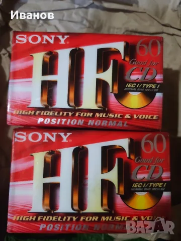 аудио касетки sony HF 60 8 броя
