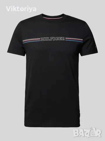 Мъжка тъмно синя тениска Tommy Hilfiger размер Л