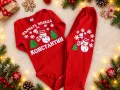 Коледно боди с надпис, снимка 2