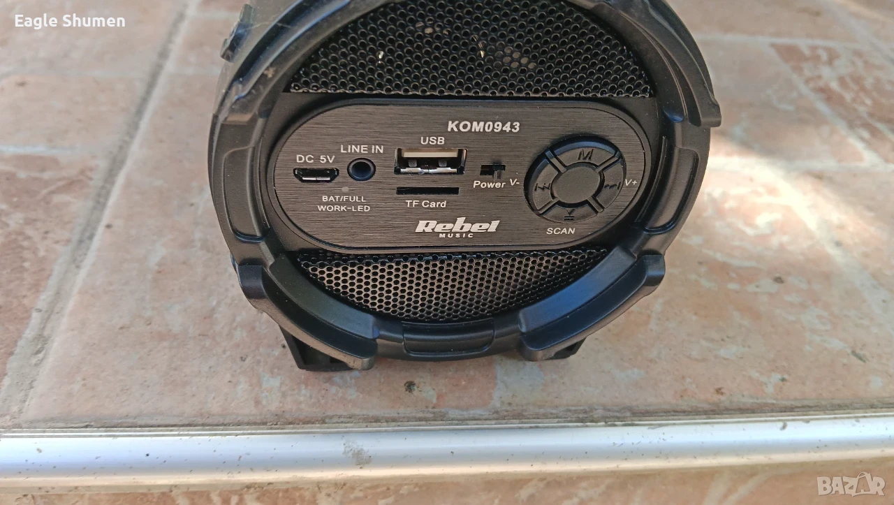 Bluetooth колонка портативна Rebel KOM0943, снимка 1