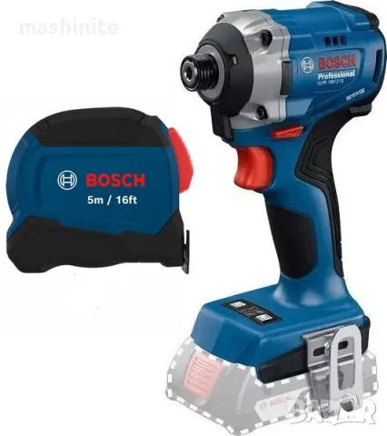 Акумулаторен ударен винтоверт Bosch GDR 18V-215 ,18V , 215 Nm , 1/4`` 