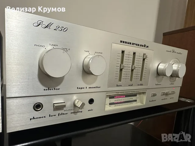 Усилвател Marantz PM 250, снимка 3 - Ресийвъри, усилватели, смесителни пултове - 56713214