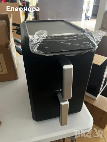 NexOne TwinFryer 11L – Двукамерен фритюрник с горещ въздух 2800W, две независими кошници, 8 програми