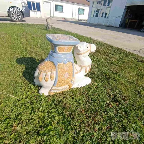 Порцеланова ретро камила, снимка 3 - Статуетки - 56653046
