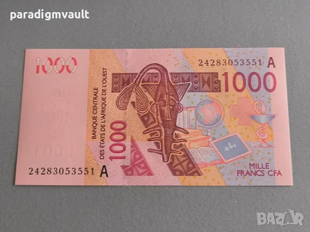 Банкнота - Кот д'Ивоар - 1000 франка UNC | 2003г.