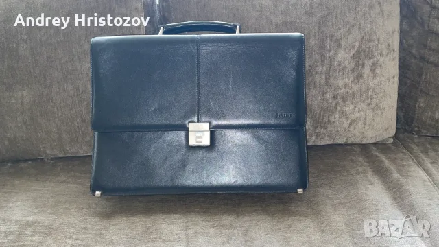 Кожена чанта за документи