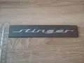 сребрист надпис Kia Stinger малък размер, снимка 6