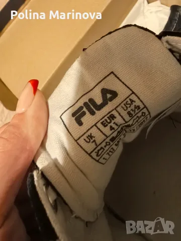Гуменки Fila с дантела , снимка 3 - Дамски ежедневни обувки - 56585594