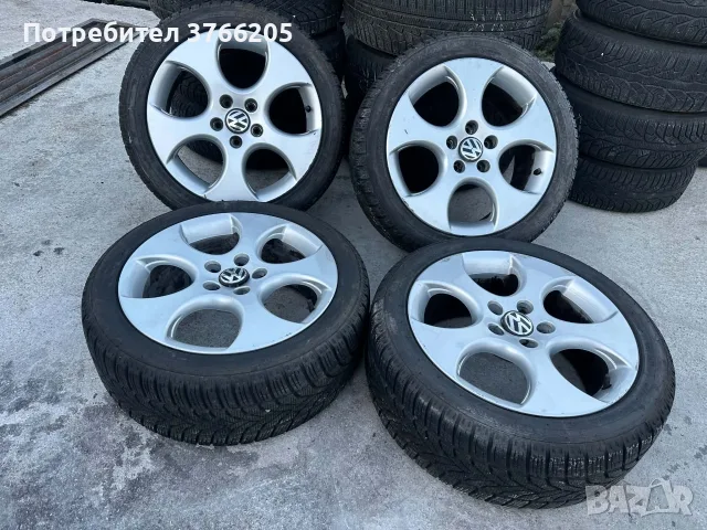17ки джанти 5х112 от Golf GTI със зимни гуми 