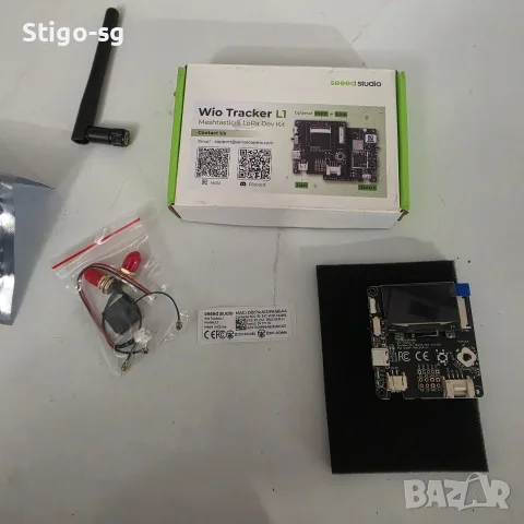 Продавам Seeed Studio Wio Tracker L1 (OLED) – LoRa & Meshtastic Dev Kit