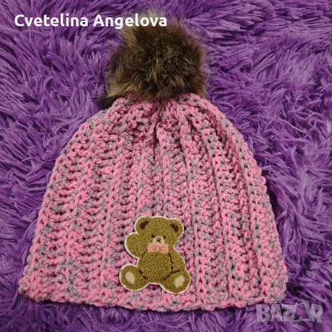 Ръчно плетени шапки , снимка 10 - Шапки - 56737142