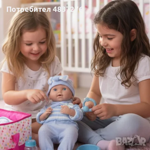 Комплект кукла бебе с аксесоари, снимка 4 - Кукли - 56648607