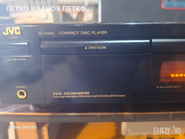 Компактдиск плейър JVC XL-V242 , снимка 5 - Аудиосистеми - 56578310