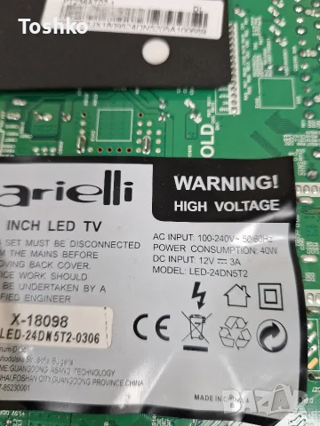 ARIELLI LED-24DN5T2 MAIN BOARD TP.MS3663S.PA671 12V PANEL PT236AT02-1, снимка 3 - Части и Платки - 56739939