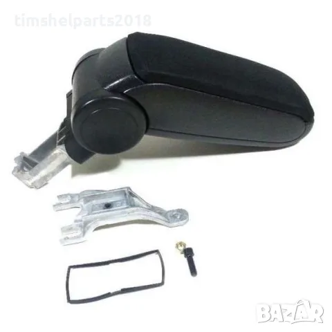 Подлакътник Барче за Audi A4 B6 / B7 2000-2008 с черно текстилно покритие