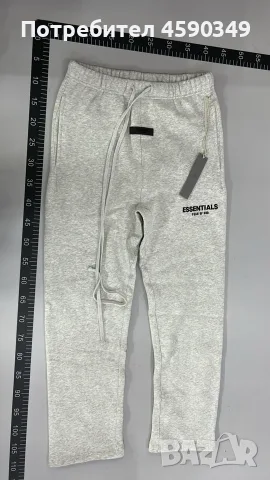 Мъжки анцуг / комплект Fear of God Essentials (Суичър + Долнище) - Сив меланж, S номер
