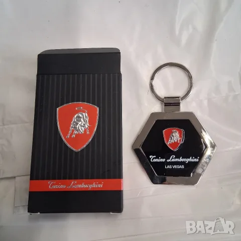 Оригинален метален ключодържател Tonino Lamborghini Las Vegas (Нов с кутия)