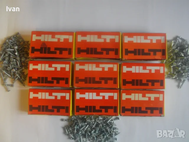 ПИРОНИ ЗА БЕТОН ХИЛТИ HILTI СЕРИЯ P10 ЗА HILTI DX 600N ПИСТОЛЕТ ЗА БЪРЗ МОНТАЖ Made in Liechtemstein