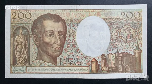 Франция. 200 франка. 1981 - 1992 година.