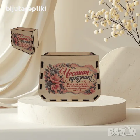 Дървени кашпи за декориране, снимка 5 - Саксии и кашпи - 56714163