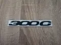 черна емблема надпис Chrysler 300C, снимка 1