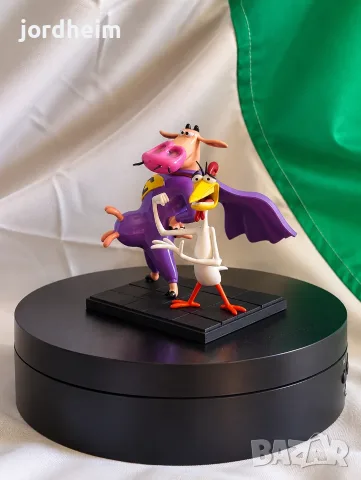 3d figurine cow and chicken , снимка 2 - Фигурки - 56687396