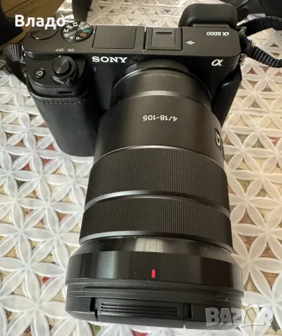 Sony Alpha a6000 + Обектив Sony 18-105mm f/4 G OSS + Оригинални аксесоари (Отлично състояние)