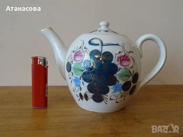 Руски порцеланов чайник 1958 г