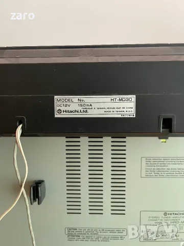Аудио система Hitachi HRD-MD40, снимка 10 - Аудиосистеми - 56621594