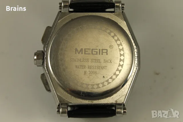 MEGIR Chronograph Мъжки Кварцов Часовник Хронограф, снимка 7 - Мъжки - 56583617