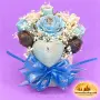 „Azure Heart“ – Ароматен соев букет, снимка 3