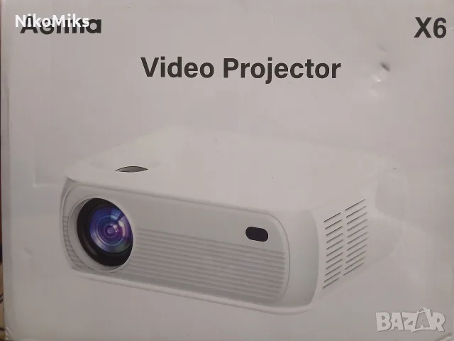 Чисто нов Смарт Видеопрожектор AGIMA X6 Premium (Платформа HY300 PRO) – 4K/1080P, WiFi 6, Bluetooth