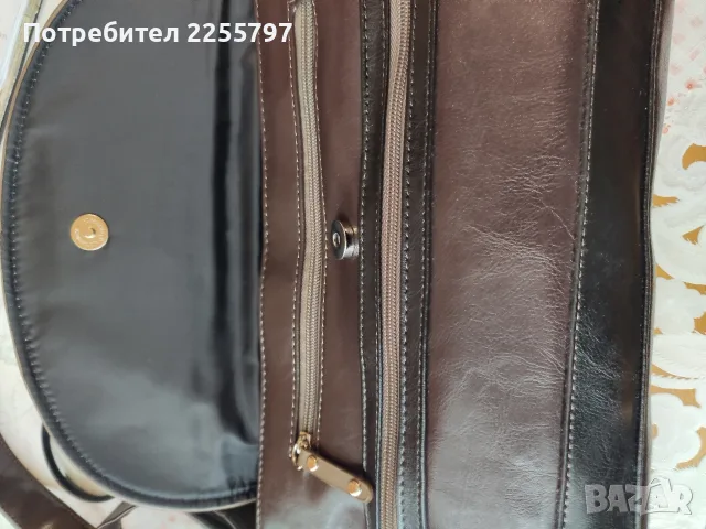 Продавам кафява чанта с дълга, снимка 2 - Чанти - 56713423
