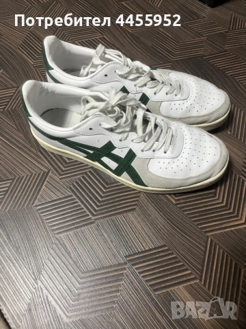 Asics Onitsuka Tiger GSM – бели със зелено, размер 42