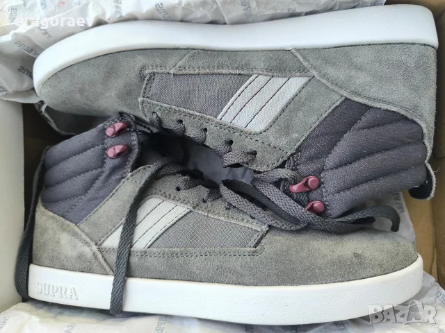 Нови кецове Supra Bandit Charcoal Grey, снимка 2 - Спортни обувки - 56660238