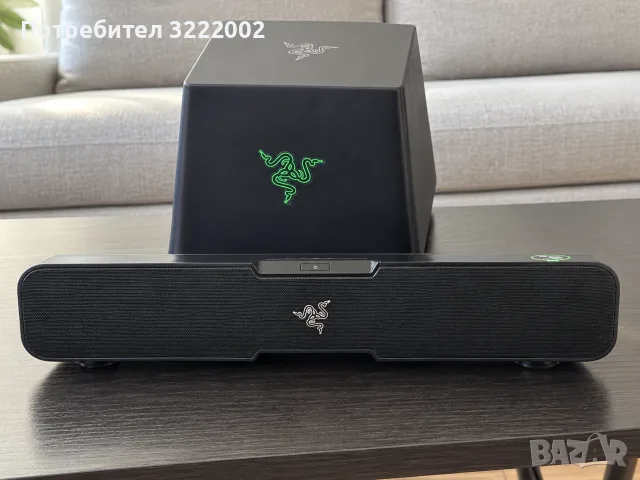 Razer Leviathan 5.1 – 60W саундбар + субуфер, Dolby, Bluetooth, NFC, снимка 2 - Аудиосистеми - 56642647