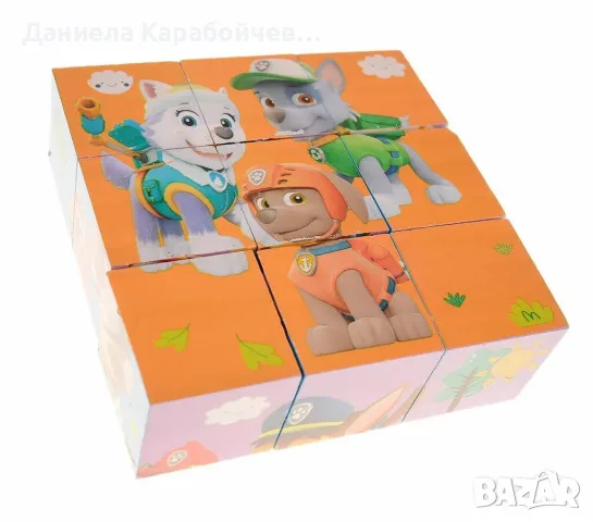 Дървени кубчета с герои - 6 картини, снимка 2 - Играчки за стая - 56637852