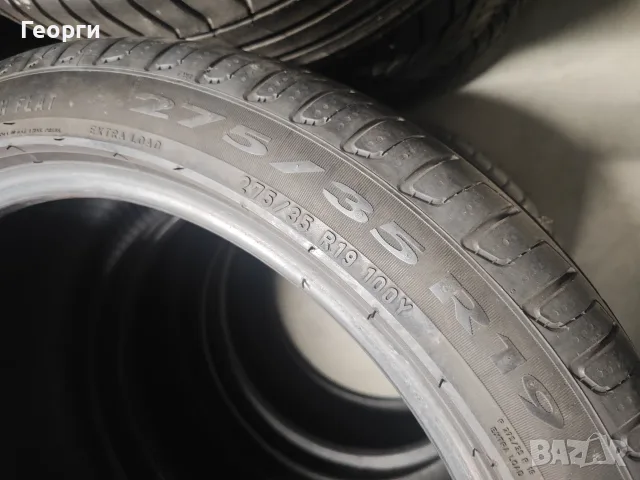 2бр. летни гуми 275/35/19 Pirelli, снимка 6 - Гуми и джанти - 56735104