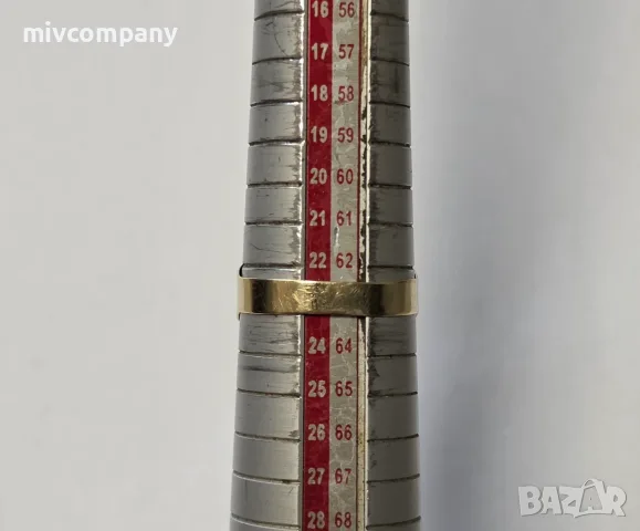 Златен пръстен 1.84гр., снимка 4 - Пръстени - 56567609