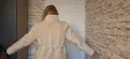 Дамско дълго палто от еко кожа , снимка 6