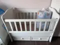Детска кошара с люлеещ механизъм, снимка 1