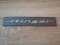 сребрист надпис Kia Stinger малък размер, снимка 1