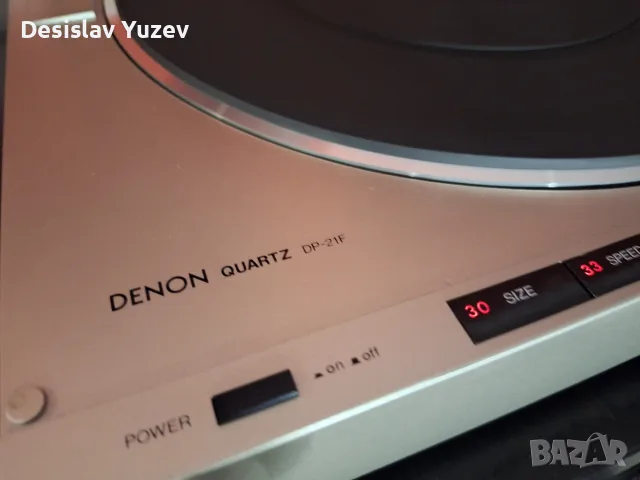 Denon dp f21 топ съснояние, снимка 4 - Грамофони - 56558817