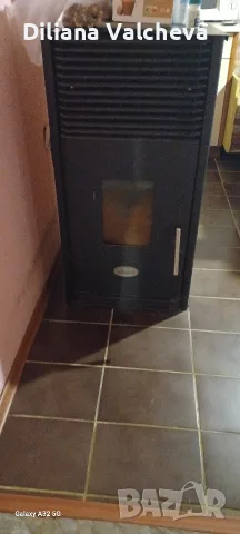 Продавам печка пелетна 8 KW., снимка 2 - Камини - 56570000