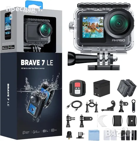 AKASO Brave 7 LE - Екшън камера НОВА, снимка 2 - Камери - 56643372