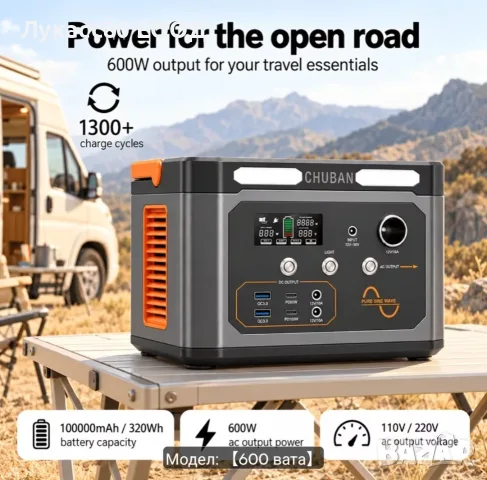 Станция за ток 600w