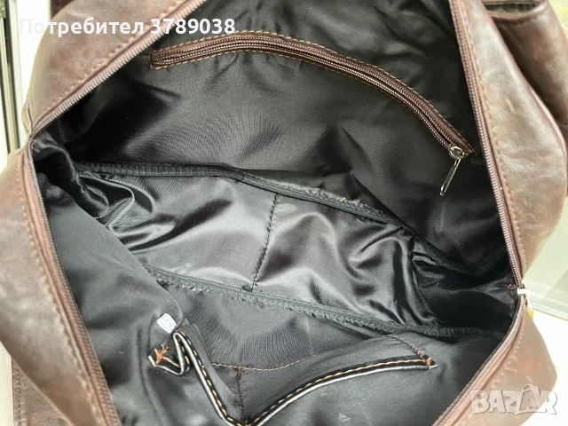 Дамска кожена чанта, снимка 4 - Чанти - 56720749