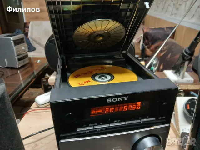 sony cmt-fx205 мини аудио уредбичка, снимка 5 - Аудиосистеми - 56646432